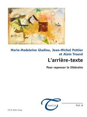 cover image of Larrière-texte